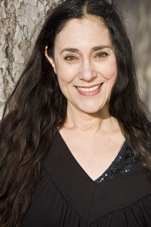 Portrait of concert pianist Myriam Birger outdoors during an international tour
