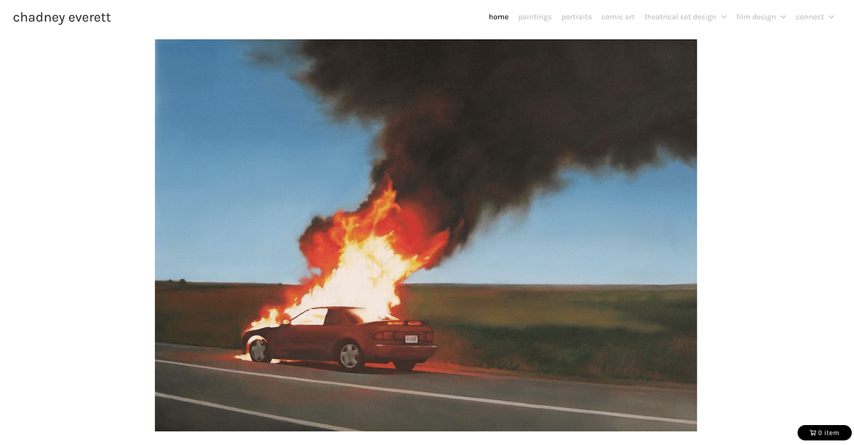 Chadney Everett painter and set designer portfolio