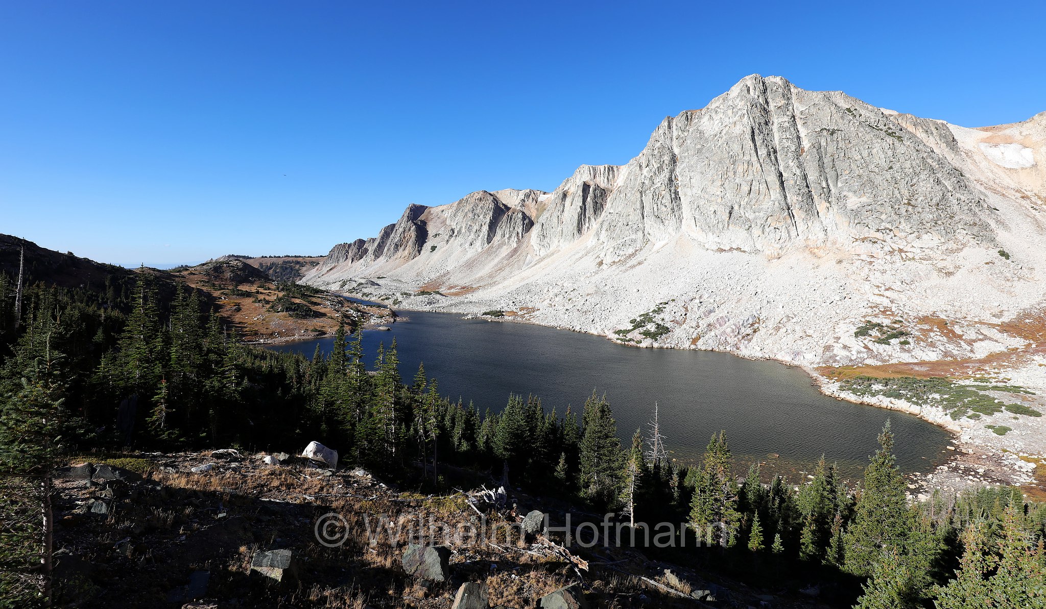 Lookout Lake, Snowy Range, Medicine Bow Mountains, Wyoming, USA