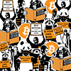 Street Cyber Bonanza 1-4 Posters