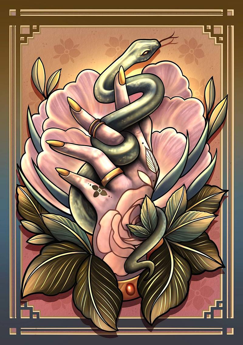 Snake Charmer Print