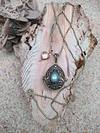 Labradorite mini box pendant necklace 3