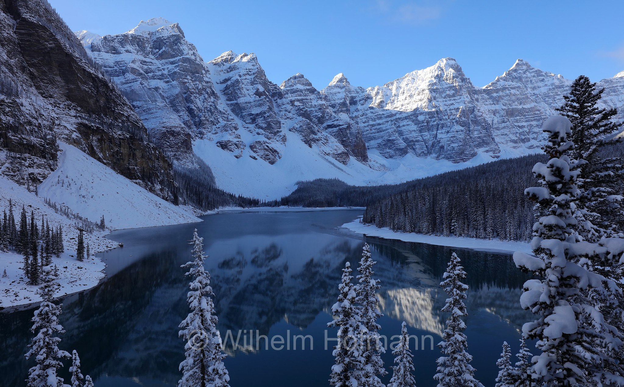 Moraine Lake, Valley of the Ten Peaks, lago Moraine, Banff National Park, Banff-Nationalpark, Parco nazionale Banff, Alberta, Canada, Kanada