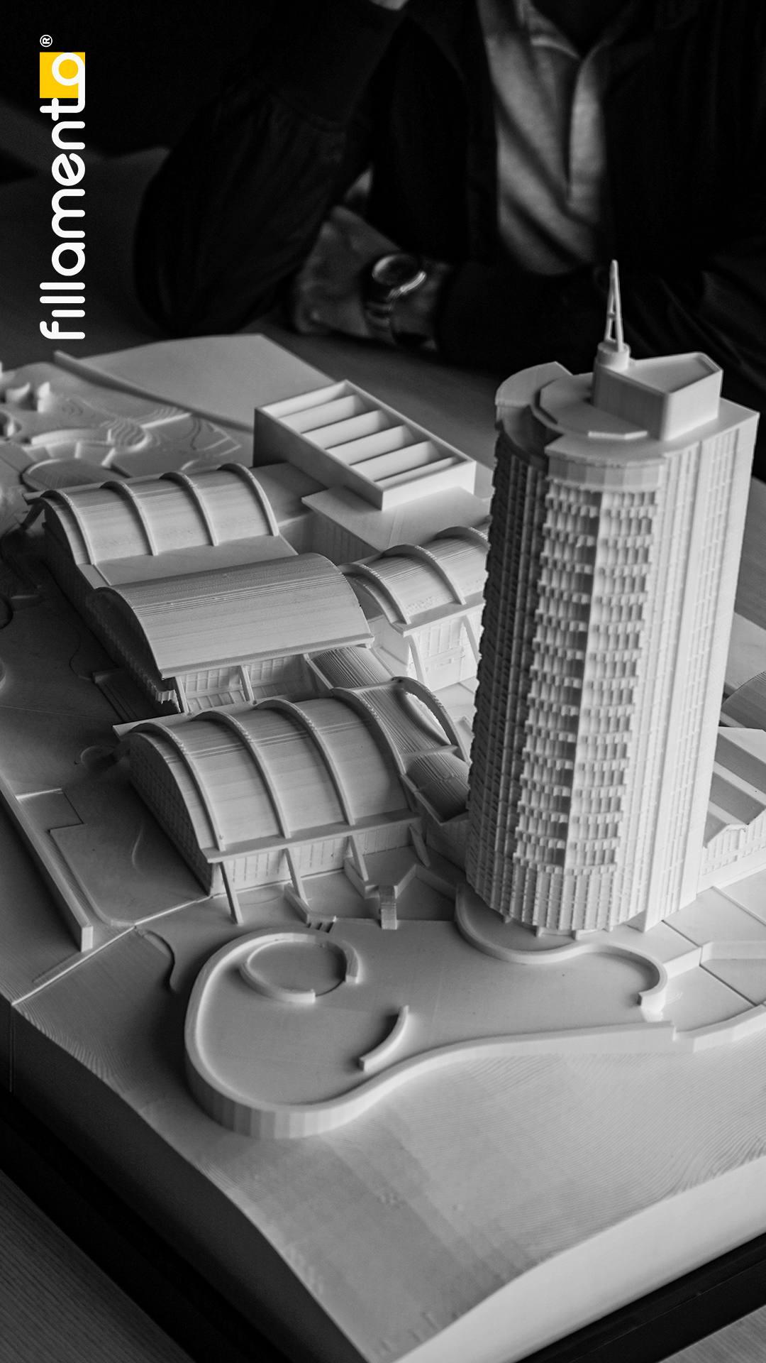 hotel humboldt maqueta impresion 3d arquitectura moderna venezuela