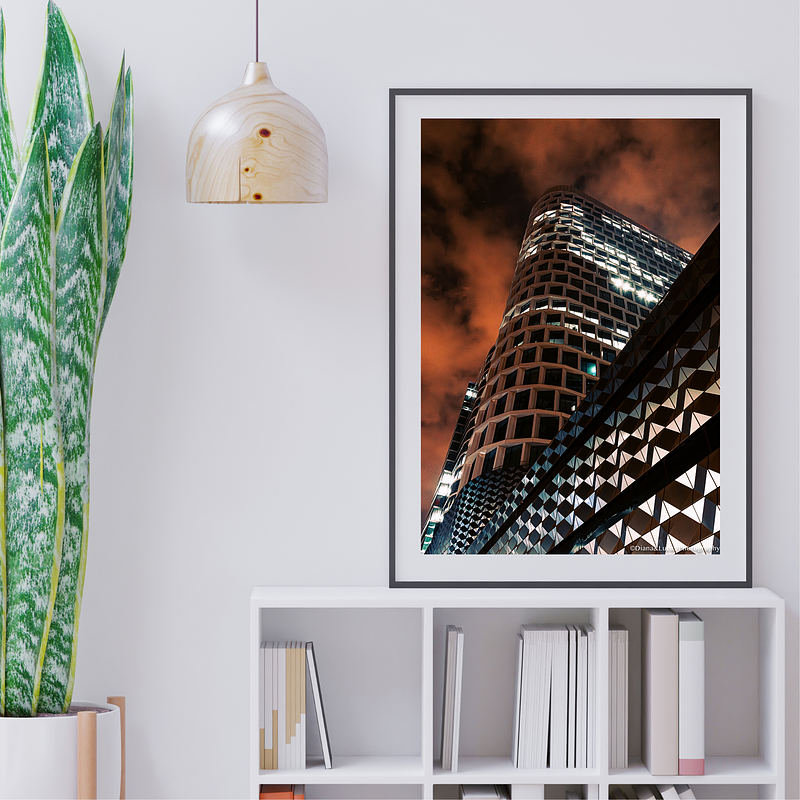 COLLECTION - URBAN GEOMETRY VERTICAL - "Curved and Sharp" - LIMITED EDITION 10 of 10