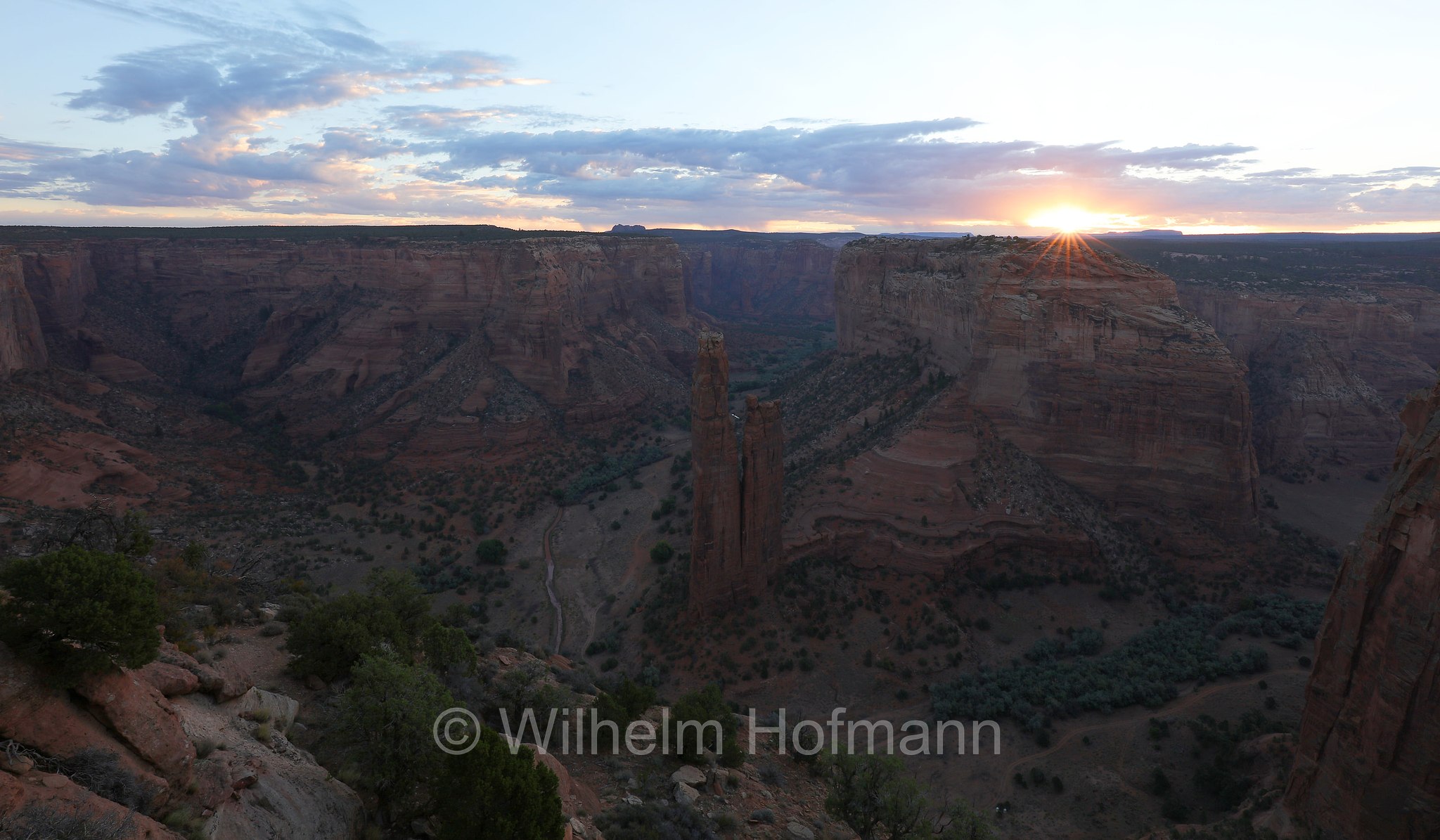Spider Rock, Canyon de Chelly, Canyon de Chelly National Monument, Arizona, USA