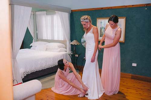 Bride Getting Ready