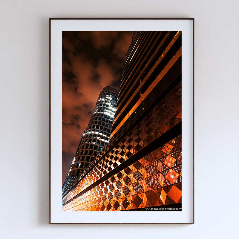 COLLECTION - URBAN GEOMETRY VERTICAL - "Storm and Steel" - LIMITED EDITION 10 of 10