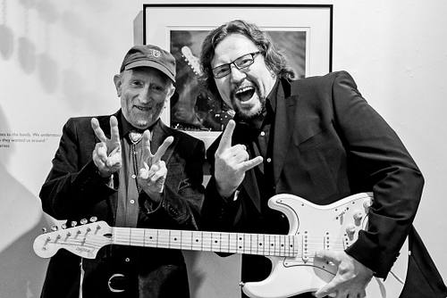 With Baron Wolman and Jimi Hendrix&rsquo;s Guitar