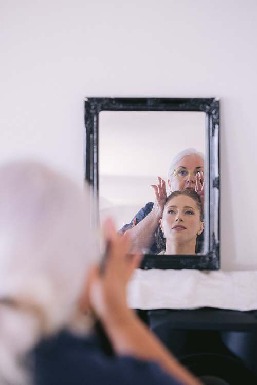 Bride Getting Ready