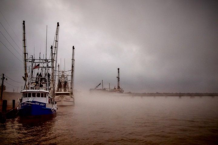 Whiteout Squall Passing Through - Louisiana