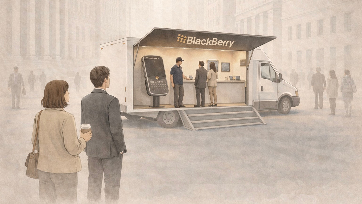 BlackBerry truck rendering by Martin Potter