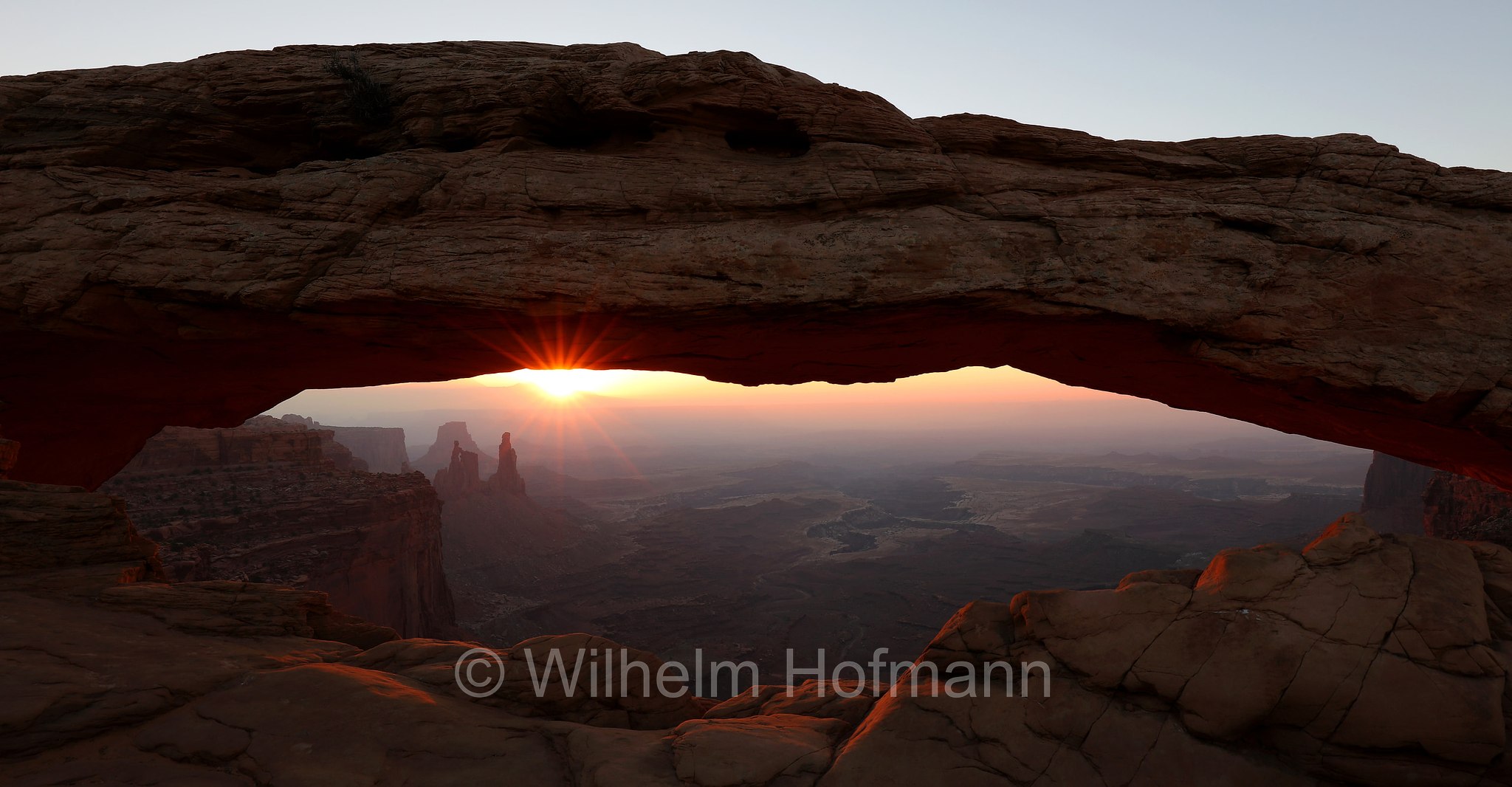 Mesa Arch, Canyonlands National Park, Canyonlands-Nationalpark, Parco nazionale delle Canyonlands, Utah, USA
