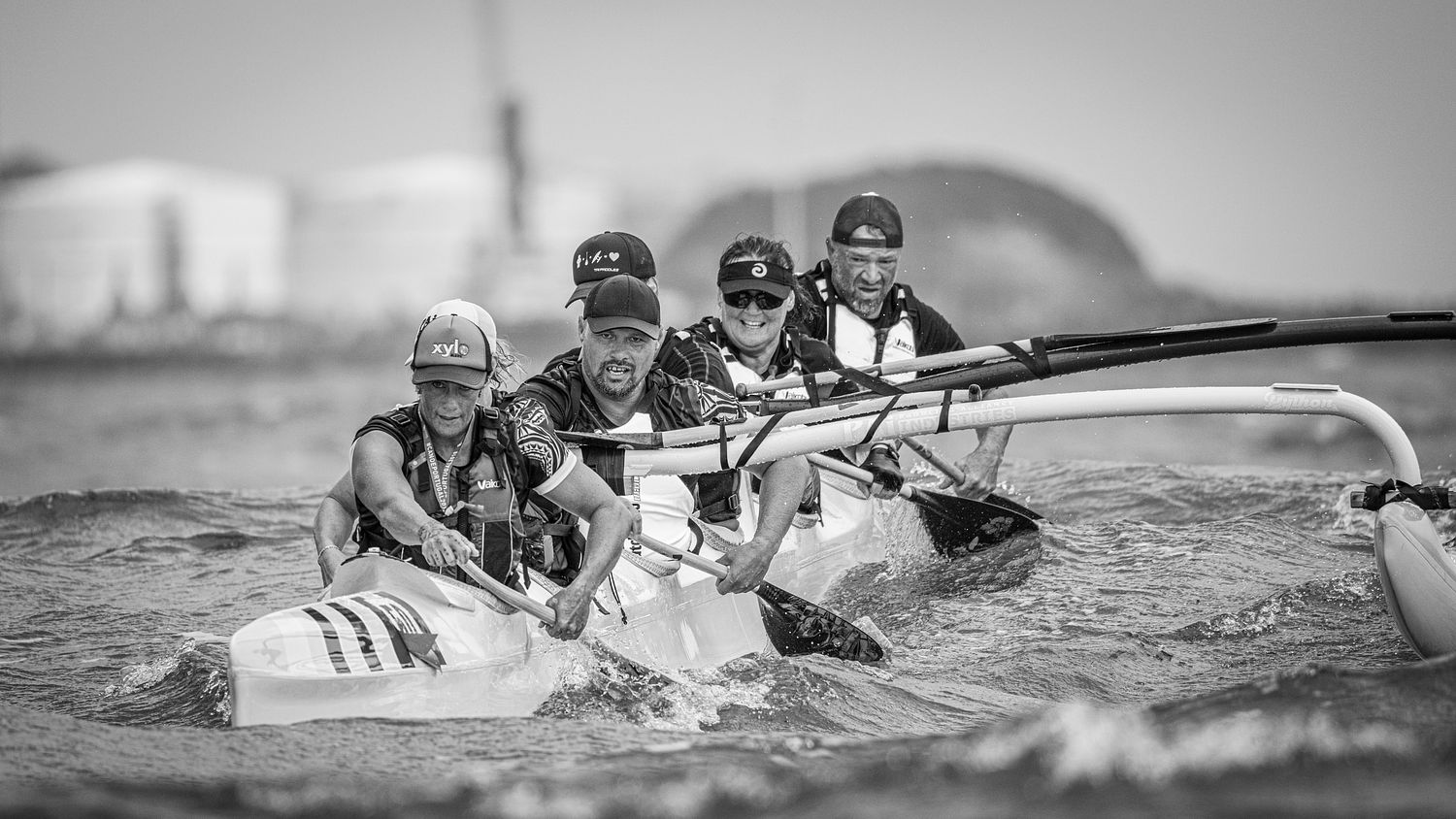 Waka ama Ngā Tai e Whā o Taranaki Dan Fraser Memorial Waka Ama Race ...