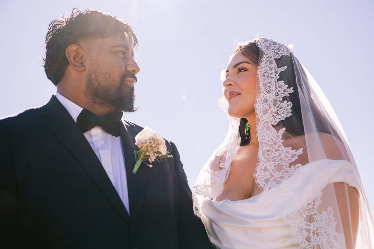 Bride and Groom's First Look
