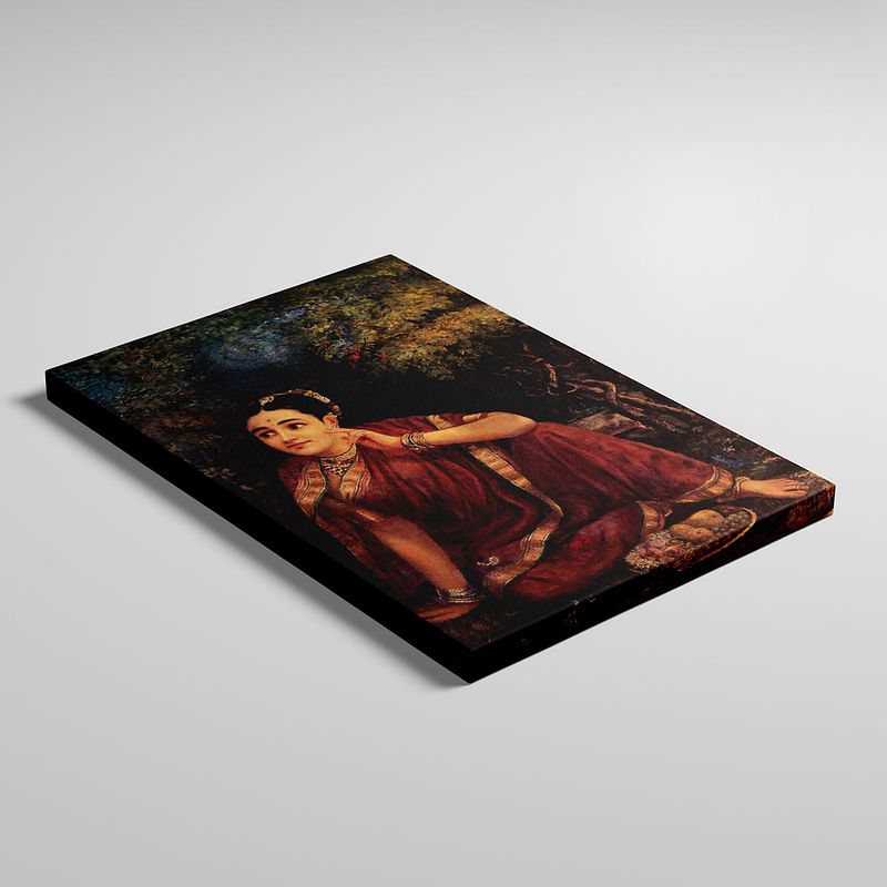 Radha in Moonlight – A Timeless Masterpiece by Raja Ravi Varma