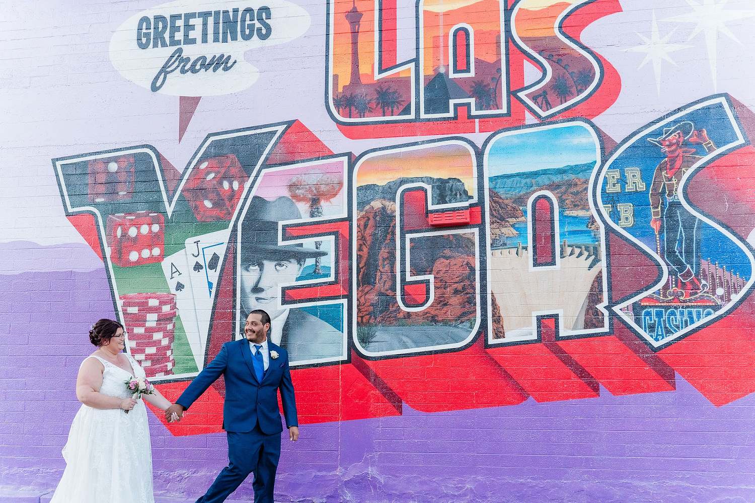 Elopement at The Art District Photoshoot, Las Vegas Nevada