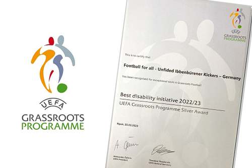 2023: UEFA Grassroots Award &ndash; Silber