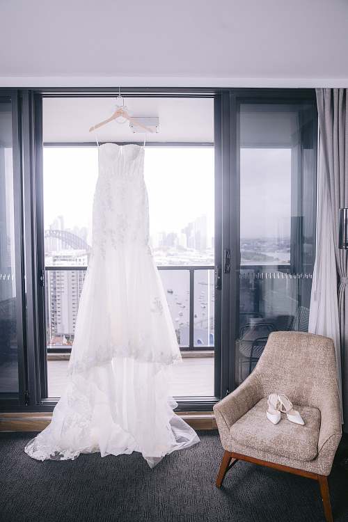 Bride Getting Ready