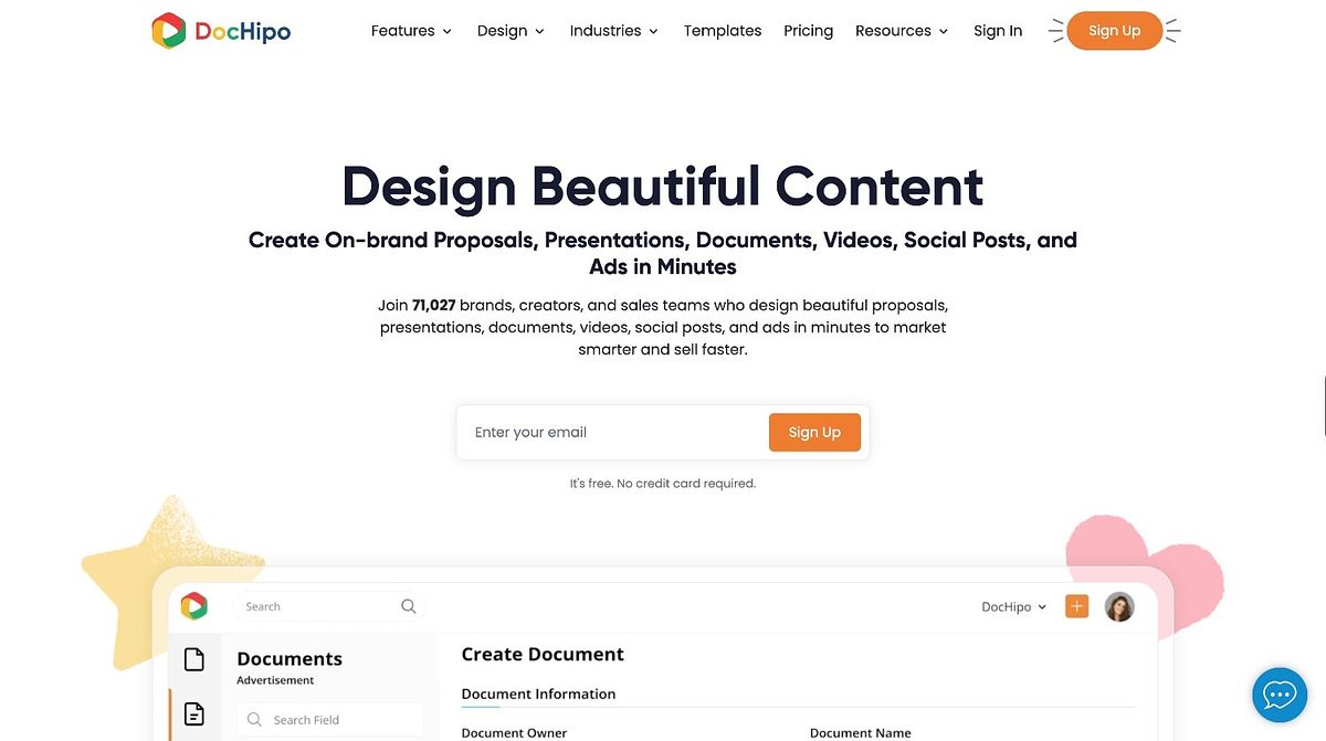DocHipo homepage