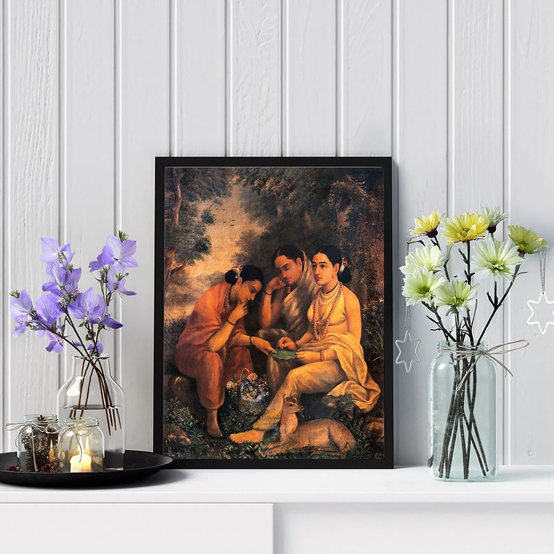 Shakuntala Patra-lekhan: A Timeless Masterpiece by Raja Ravi Varma
