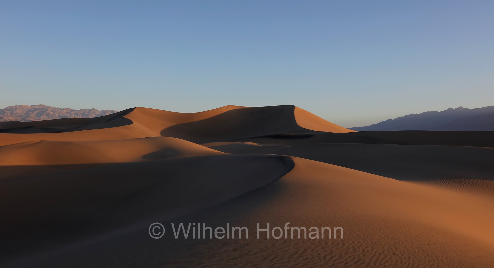 Mesquite Flat Sand Dunes, Death Valley National Park, Death-Valley-Nationalpark, Valle della Morte, California, Kalifornien, USA