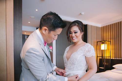 Bride Getting Ready