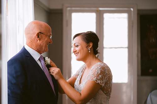 Bride Getting Ready