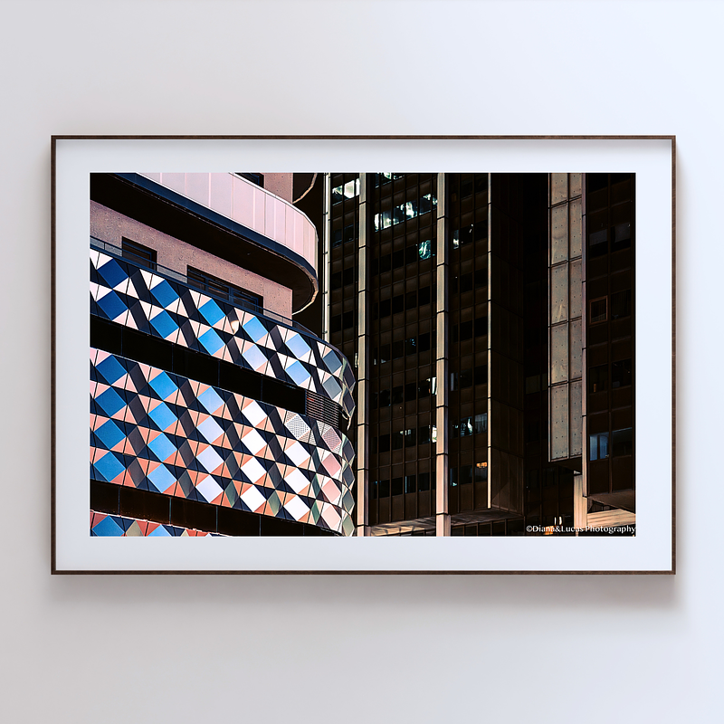 COLLECTION - URBAN GEOMETRY HORIZONTAL - "Diamond vs Concrete" - LIMITED EDITION 10 of 10