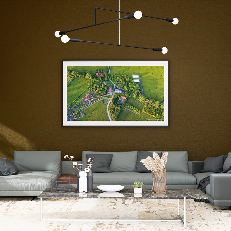 COLLECTION - FROM ABOVE HORIZONTAL - "The Village Between Fields" - LIMITED EDITION 10 of 10