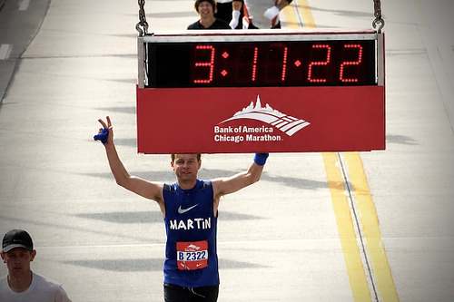 On running ten marathons
