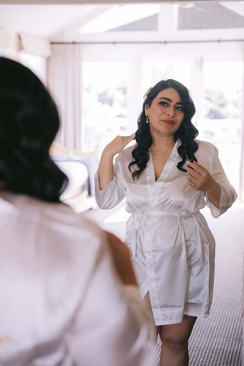 Bride Getting Ready