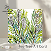 Tea Tree | Botanical Illustration | Art Card | with Envelope