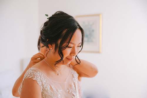 Bride Getting Ready