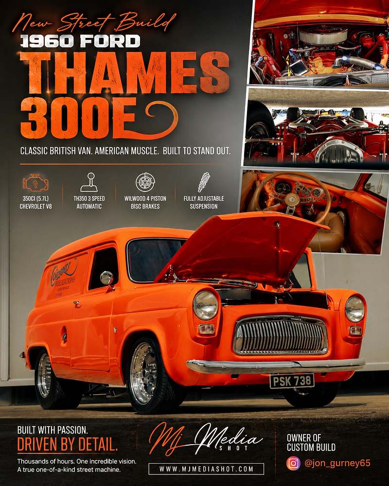 1960 Ford Thames 300E – A Masterclass in Custom Engineering, Restoration, and V8 Performance