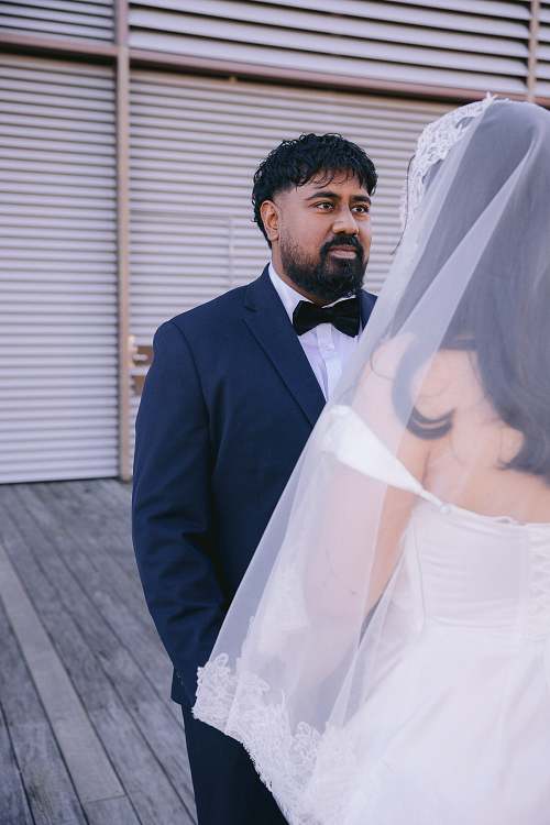 Bride and Groom's First Look