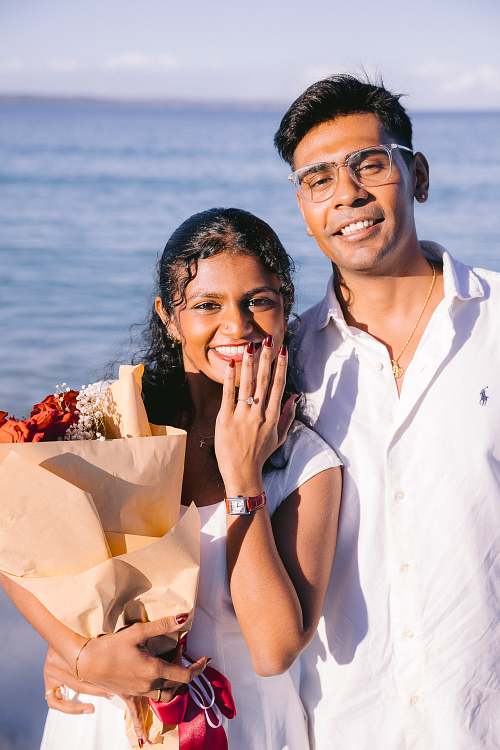 Engagement Portraits at Chinamans Beach Jervis Bay