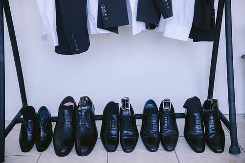 Groom Getting Ready