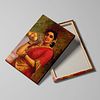 Madri – The Graceful Maharashtrian Lady with Fruit by Raja Ravi Verma