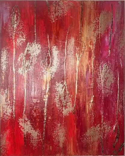 Chispa Infinita — sold original abstract painting by Rosamalia Carper
