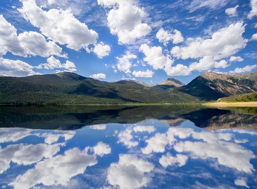 Still, water, lake, reflection, nature, landscape, travel, adventure, hiking, sky, clouds, Twin, Leadville, Aspen, Independence, Pass, Rocky Mountains, Colorado,