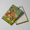 Divine Strength: Lord Hanuman Carrying the Mountain-Raja Ravi Verma