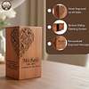 Heart Shape Tree of Life Wood Cremation Urn Box