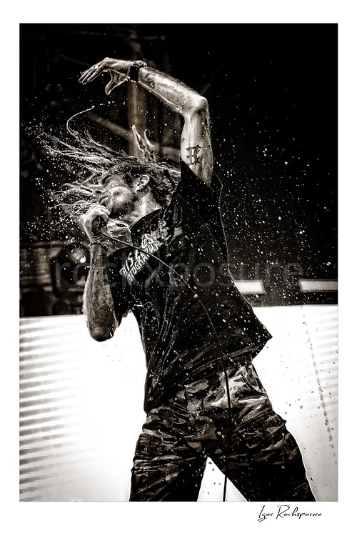 do last image again  Randy Blythe Live Concert Print