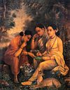 Shakuntala Patra-lekhan: A Timeless Masterpiece by Raja Ravi Varma
