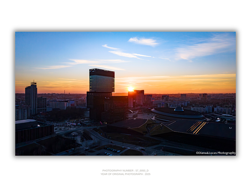 THE ONE - AERIAL PRINTS - "The Sun Sets Behind" - LIMITED EDITION 4 of 5