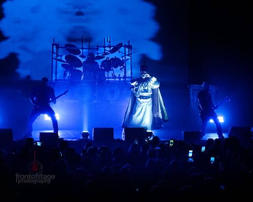 Die norwegische Black‑Metal‑Band Mayhem mit ihrer „Death Over Europe 2026“-Tour in Huxleys Neuer Welt in Berlin