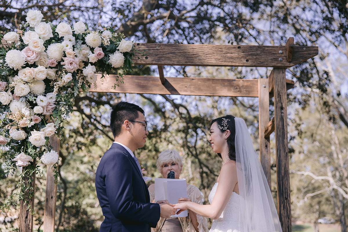 Wedding Ceremony at Pine Grove Centennial Park