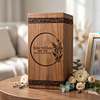 Personalized Engraved Wood Urn Box