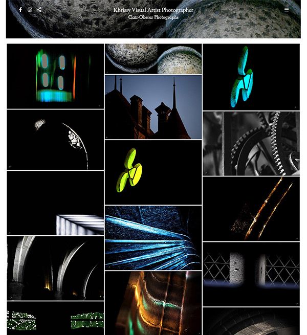Khrissy Clement art portfolio built on the Show template